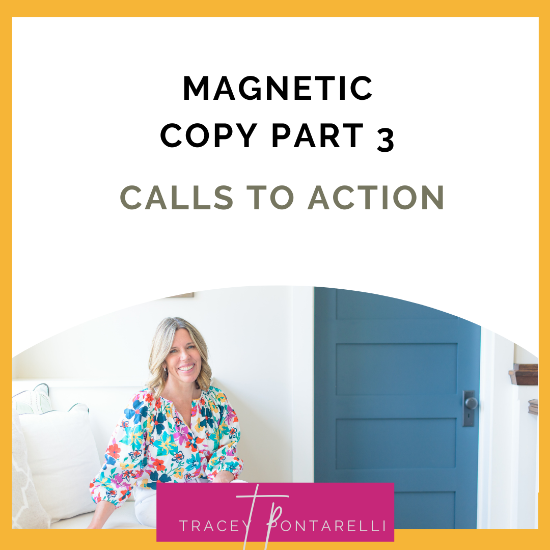 Magnetic copy Calls to action